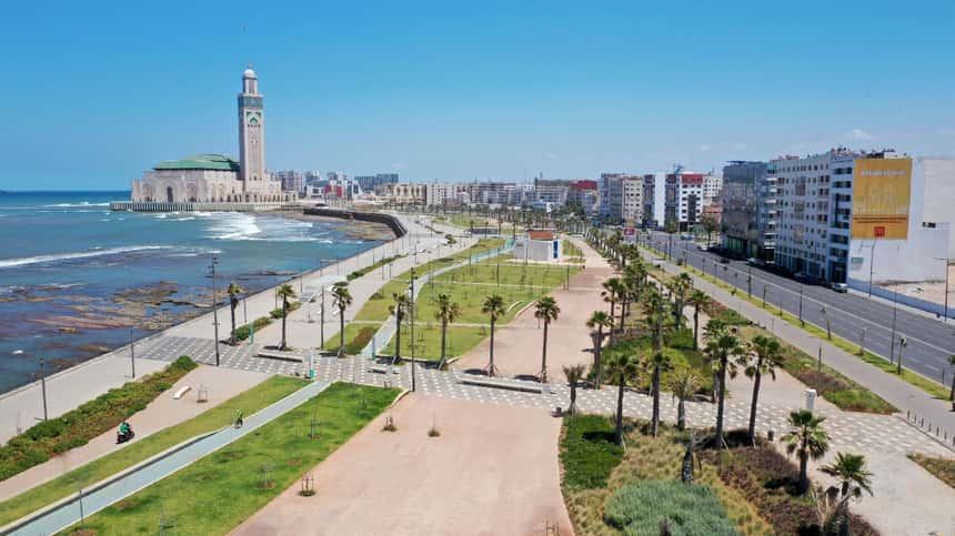 Casablanca city center guided walking tour