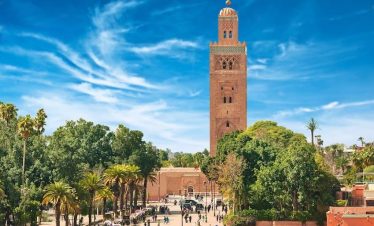 Balade à dos de chameau dans la palmeraie de Marrakech lors d’une excursion guidée