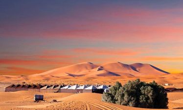 Merzouga desert tour Sahara camel trekking